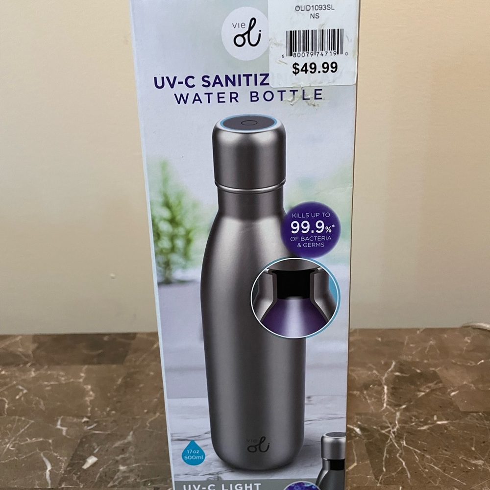 Stainless UV-C Sanitizing Water Bottle